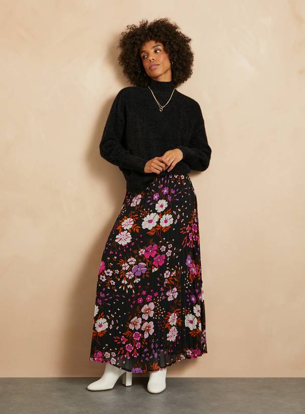 EVERBELLE Floral Maxi Skirt 12